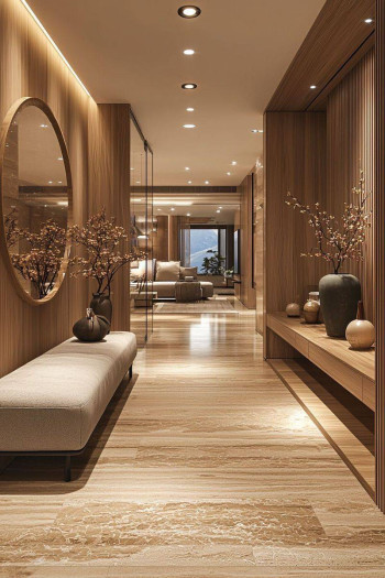 Golden Harmony Hallway